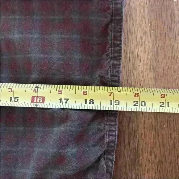 Vintage Maurice's 2 Piece Set Skirt and Button Up Top Plaid Size 8/L - Picture 7 of 15